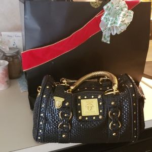 VERSACE SACHEL AUTHENTIC DESIGNER PURSE COMPLE WIT